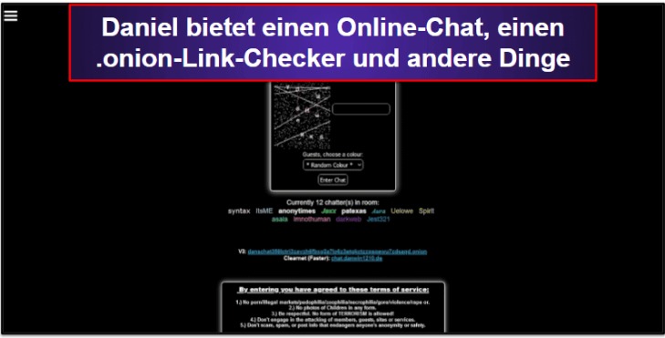 darknet access