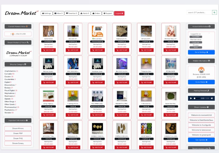 Darknet Dream Market Link