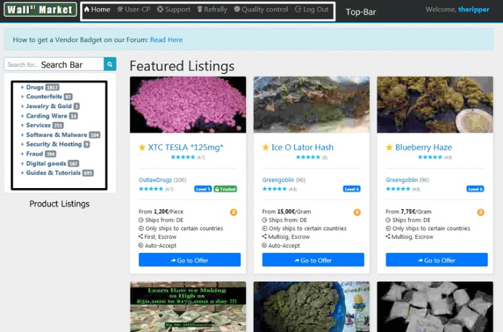 Best Dark Web Markets