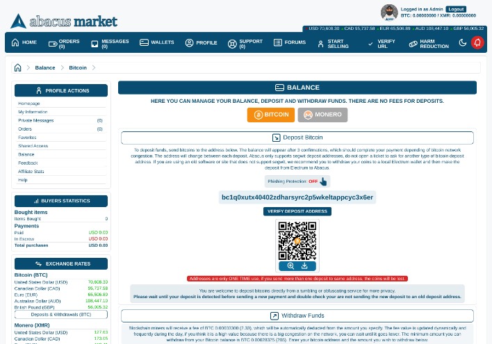 Abacus Market darknet
