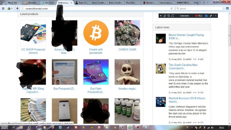 current list of darknet markets
