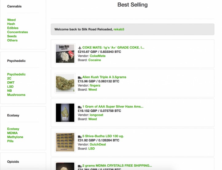 dark web silk road