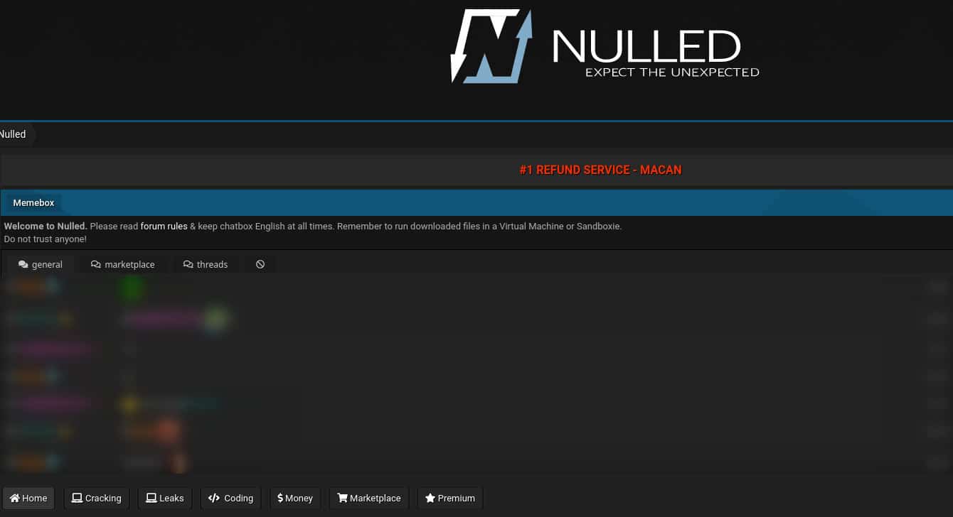 dark web forum