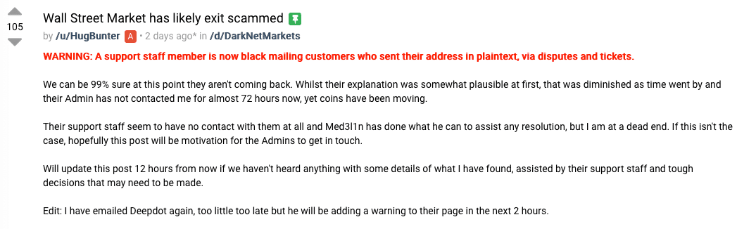 darknet drug markets reddit